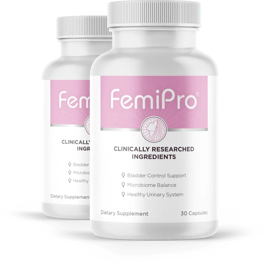 FemiPro 3 bottles – 90-day bladder rebalancing supplement bundle